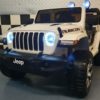 Jeep Wrangler children's car 12 volt 4 wheel drive RC White