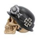 Iron Cross Helmet and Goggles Biker Skull