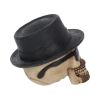 Small Badass Hat and Sunglasses Skull Figurine