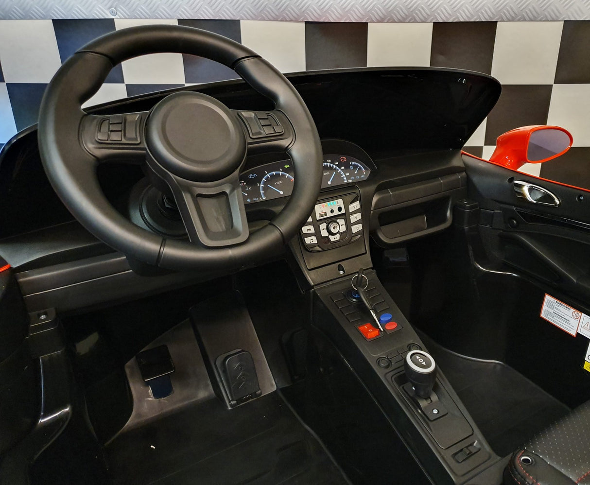 Children's car 24 volts for 2 children from 6 years red