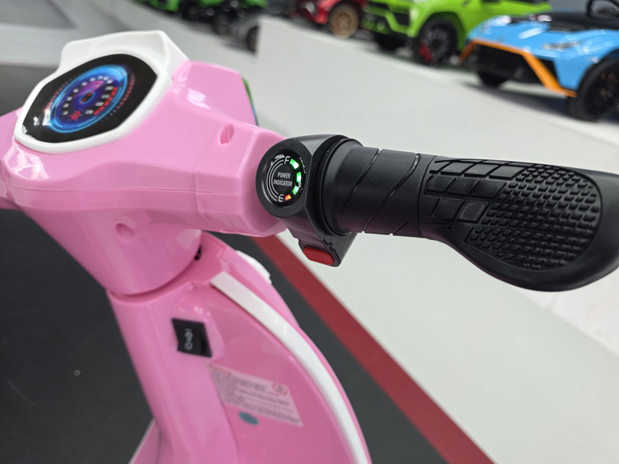 Children's scooter 24 volt pink