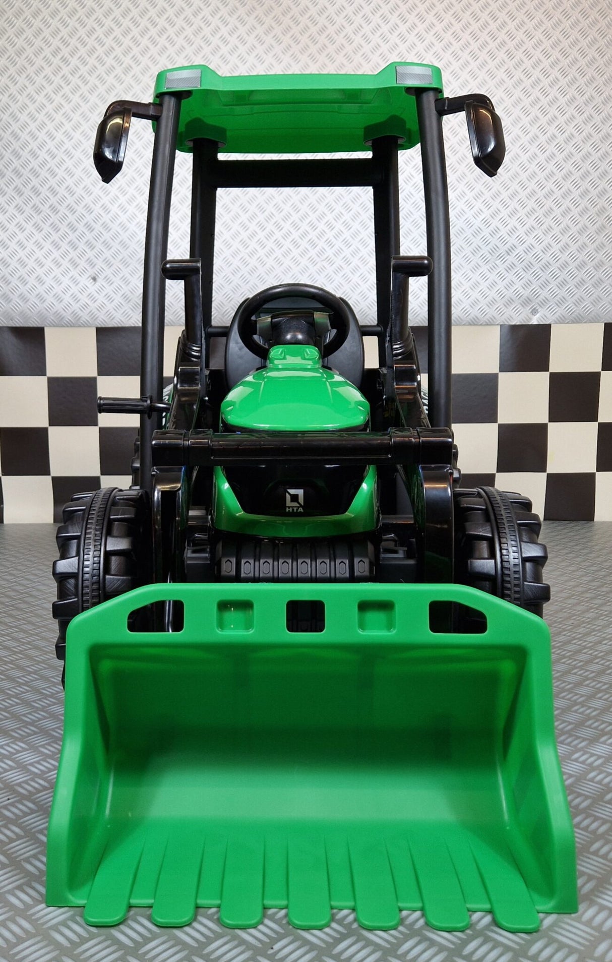 Børnetraktor 24 volt med anhænger