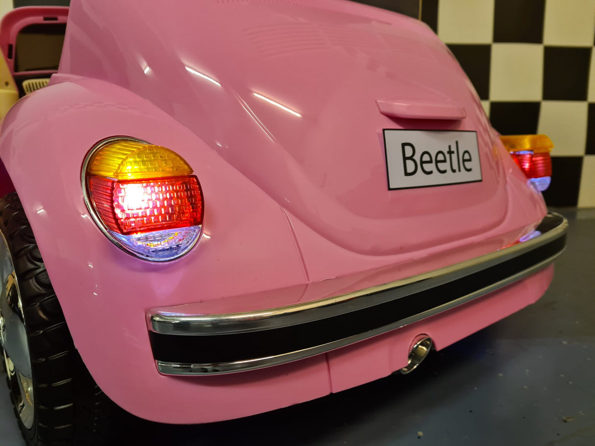 Children's car Volkswagen Kever 12 volt pink