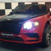 Battery children's car Bentley Continental 1.5 person black-red