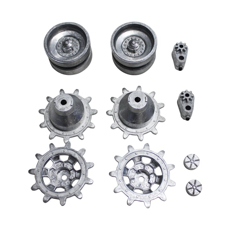 Drive and idler wheels - Set of metal for Leopard 2A6