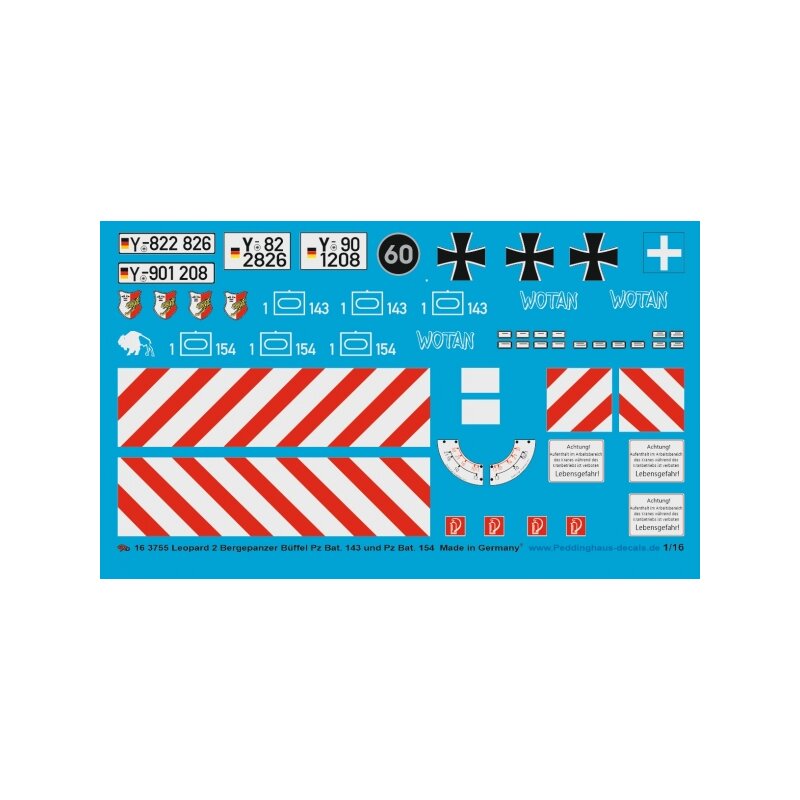 Leopard A4 Büffel Bergepanzer Panz Bat. 143 und 154
