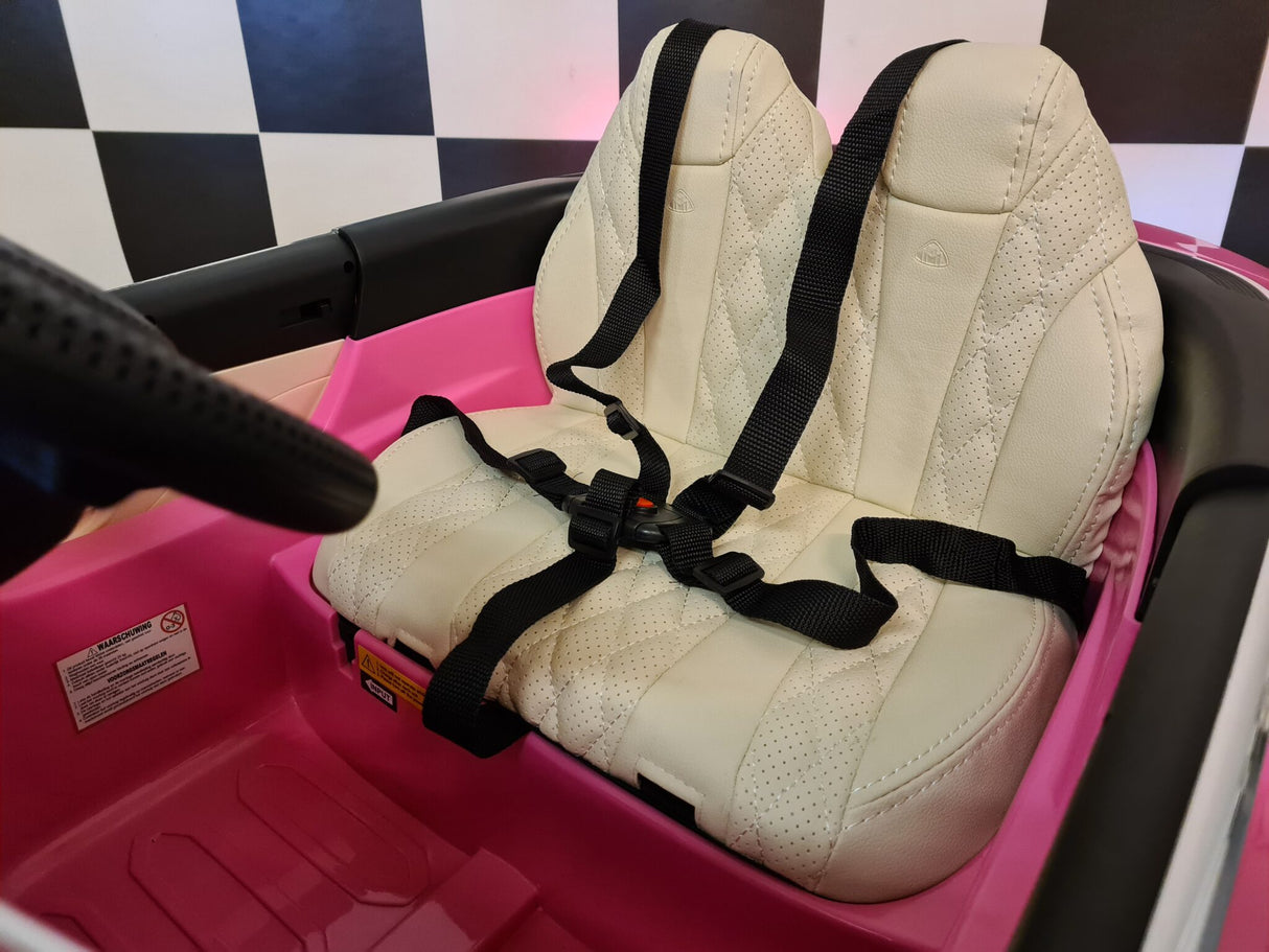 Elektrisk børnebil Mercedes Maybach S650 pink 12 volt