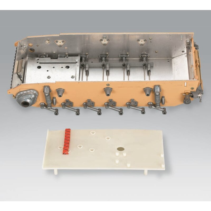 Lower chassis metal for tanks Panzer III. or StuG 3