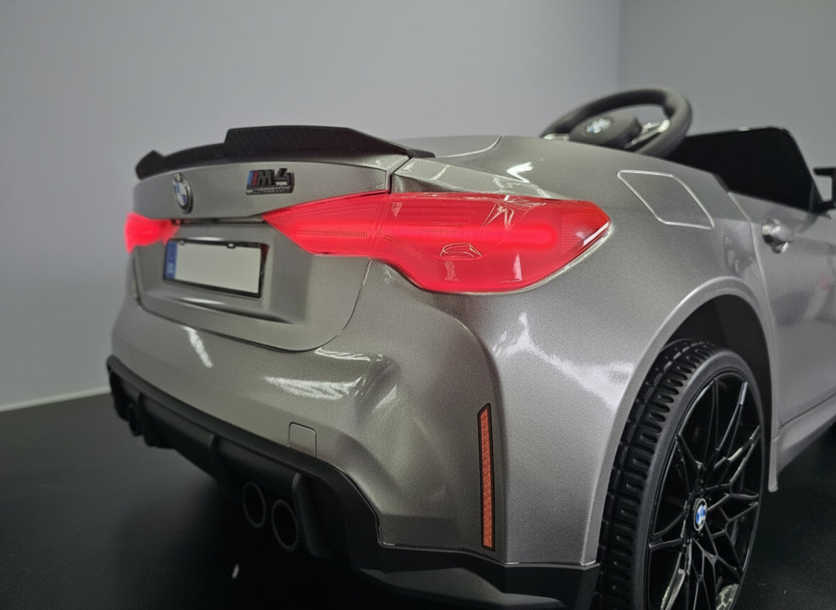 Electric children's car BMW M4 12 volt metallic grey