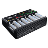 NC3000 Octa AA/AAA NiMH/NiCD Battery Charger & Analyzer