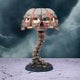 Atrocity Natural Bone Skull and Spine Lamp