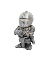 Silver knight Sir Defendalot figurine