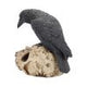 Raven Remains Figurine Crow Skull Gothic Ornament