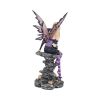 Amethyst and Hatchlings 25.5cm Purple Fairy and Baby Dragon Figurine