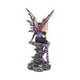 Amethyst and Hatchlings 25.5cm Purple Fairy and Baby Dragon Figurine
