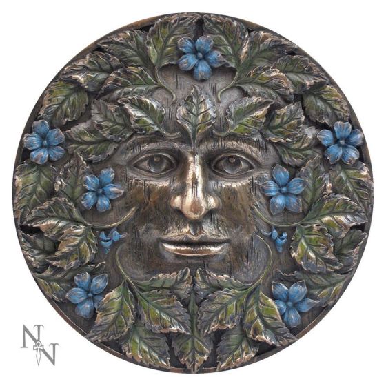 Bronzed Beltane Tree Spirit Wall Plaque