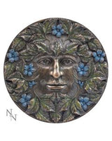 Bronzed Autumn Equinox Tree Spirit Wall Plaque