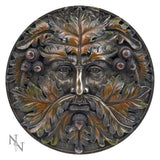 Bronzed Autumn Equinox Tree Spirit Wall Plaque
