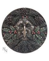 Bronzed Autumn Equinox Tree Spirit Wall Plaque