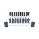 Raised Fantasy Kingdom Of The Dragon Chess Set With Corner Towers 43cm