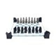 Raised Fantasy Vampire & Werewolf Chess Set With Corner Towers 43cm