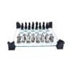 Raised Fantasy Vampire & Werewolf Chess Set With Corner Towers 43cm