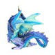 Piasa Sky Blue and Violet Small Fantasy Dragon Figurine