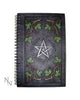Embossed Pentagram A5 Book of Shadows Ivy Journal 17cm