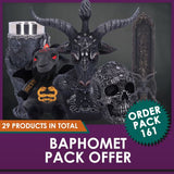 Fluffy Fiends Baphomet Cuddly Plush Toy 22cm