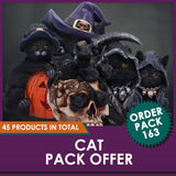 Vampuss 16cm Black Bat Cat Figurine