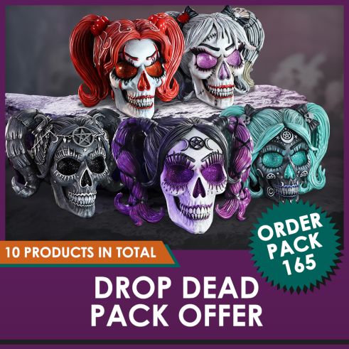 Drop Dead Gorgeous - Cute and Cosmic Witchy Doll Skull
