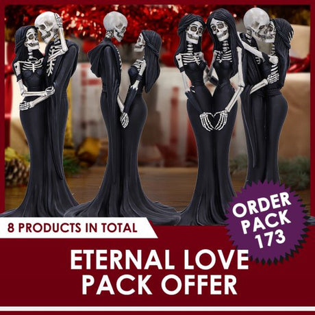 Eternal Sisters Gothic Skeletons Figurine 24cm