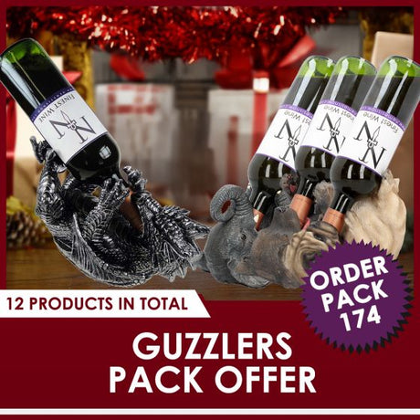 Grey Elephant Guzzler Wine Bottle Holder