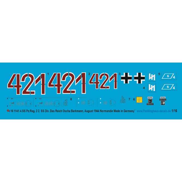 Panther 4.SS Pz Reg. Div. Das Reich Oscha Ernst Barkmann 44 Normandie
