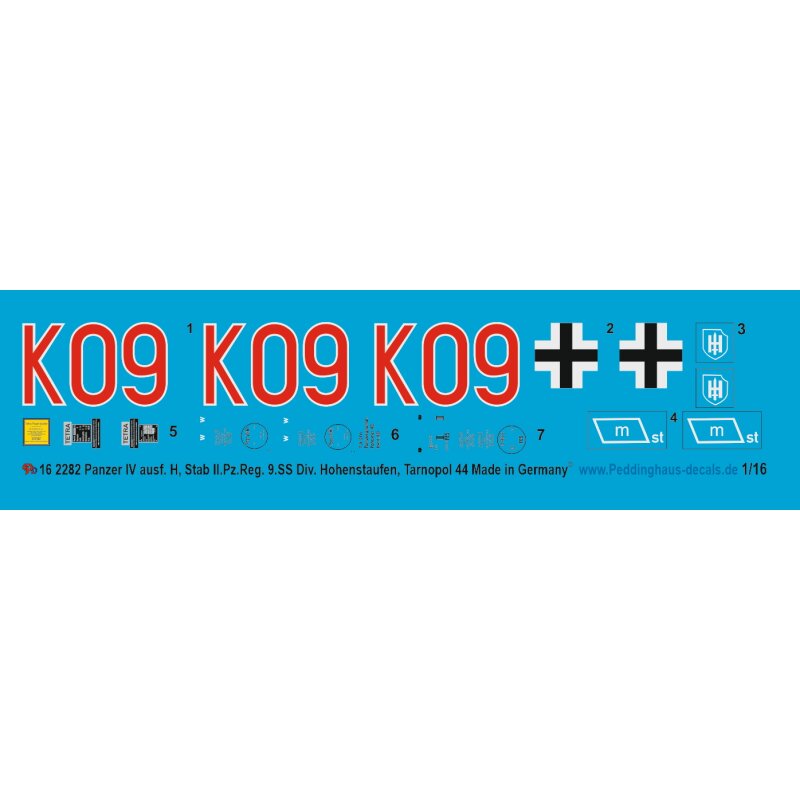 Panzer IV Ausf.H Stab II.SS.Pz.Reg. 9.SS Div Hohenstaufen, Tarnopol 1944