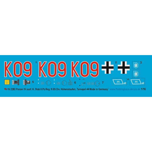 Panzer IV Ausf.H Stab II.SS.Pz.Reg. 9.SS Div Hohenstaufen, Tarnopol 1944