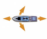 Fjernstyret Politibåd med lys og vandkanon