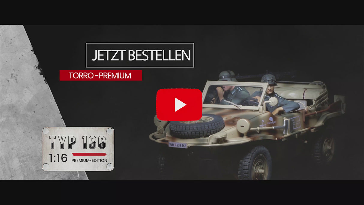 1/16 RC VW Schwimmwagen T166 sand