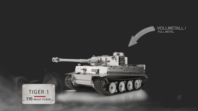 1/16 RC Tiger I BB gun barrel smoke