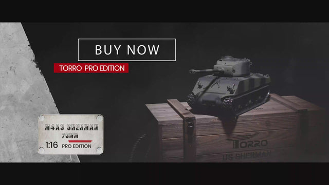 1/16 RC M4A3 Sherman 76mm camo IR Smoke