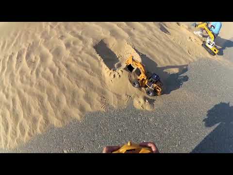 Fjernstyret rendegraver med 6 funktioner - lys og lyd