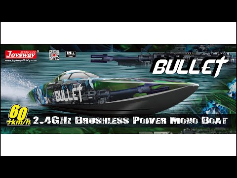 Bullet Off-shore V4 - fjernstyret båd med høj hastighed