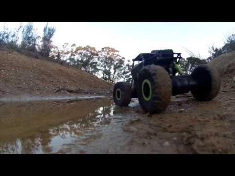 DEMO Rock Crawler Destroyer 1:18 - super sej fjernstyret rolig offroader