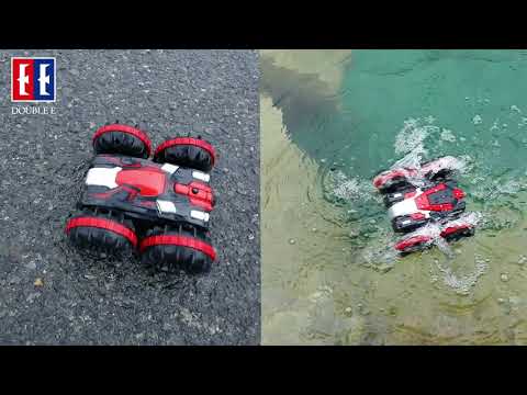 Sjovt stunt amfibiekøretøj - klarer vand, jord, sten - alt!