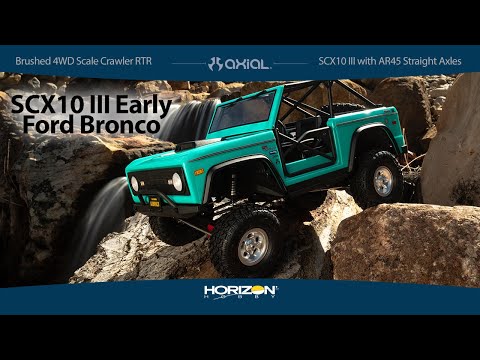SCX10 III Early Ford Bronco 1/10th 4wd RTR (Teal)