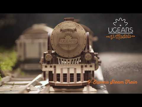 Ugears V-Express Steam Train with Tender