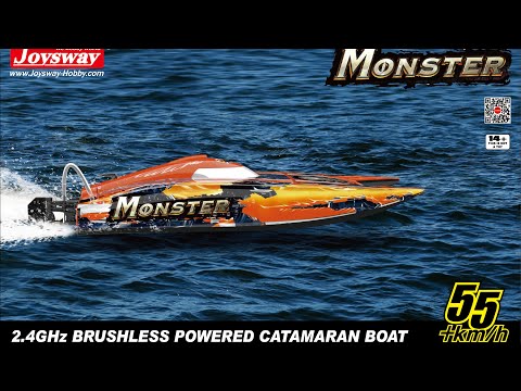 Joysway Monster Brushless Catamaran Elec ABS 570mm 2.4G RTR Boat