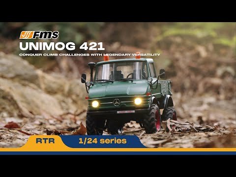 Fjernstyret Mercedes-Benz Unimog - FCX24 crawler 1:24
