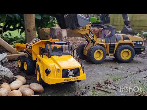 Volvo PRO fjernstyret knækleds dumper - huina 1553
