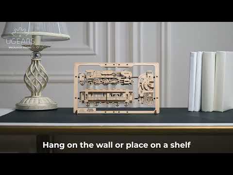 Ugears Steam Express 2.5D Puzzle
